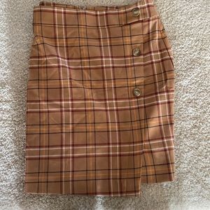 Plaid Mid skirt